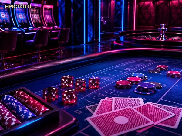 Pilihan togel dan live games pada beranda epictoto